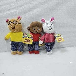 8" Arthur Plush Figures